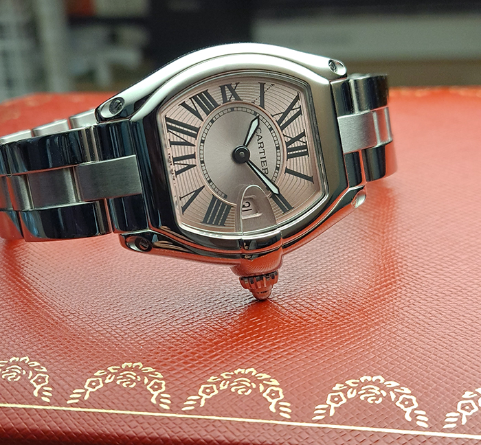 Cartier Roadster Pink Wristwatch Ref. W62017V3